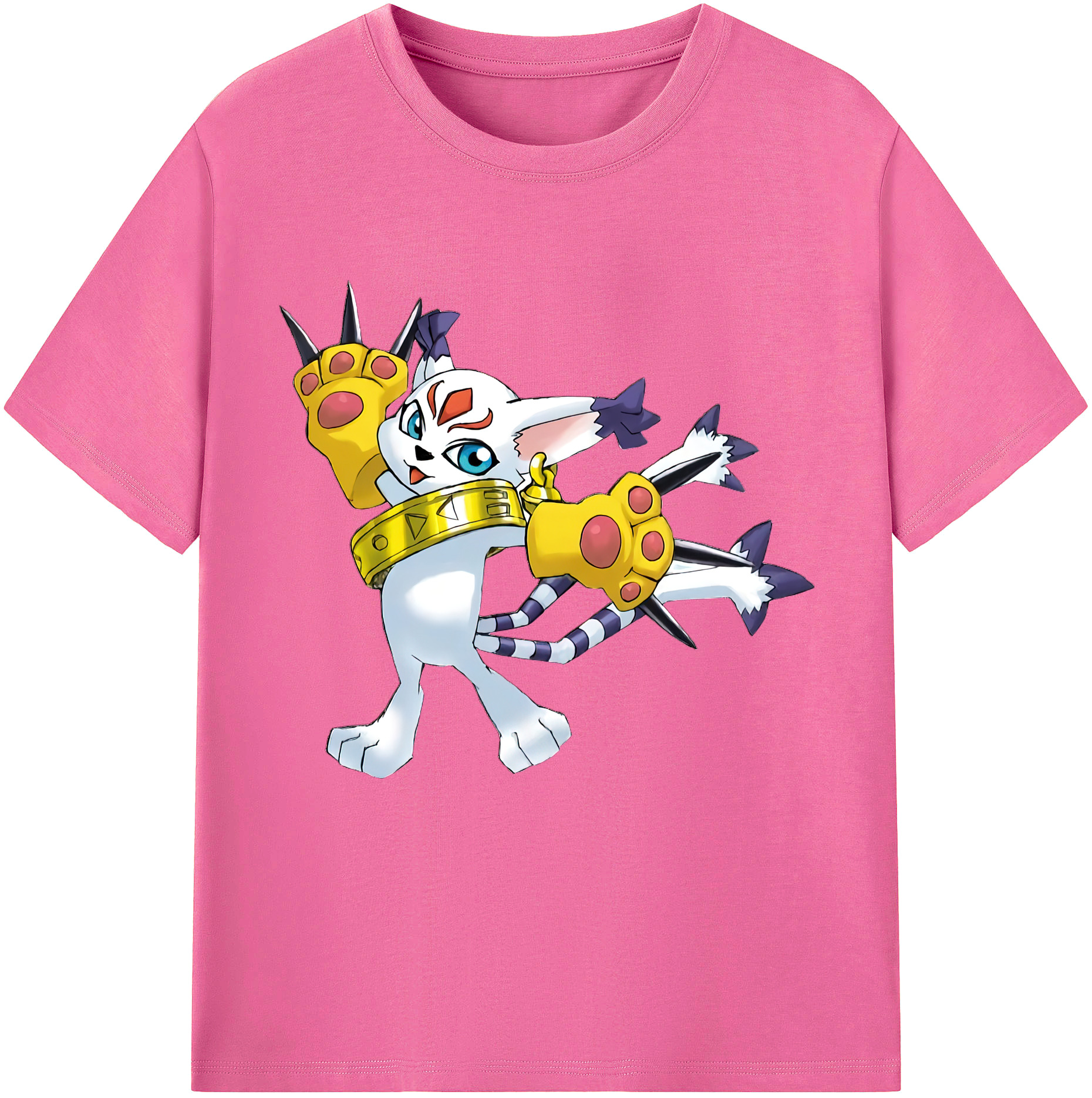 （画像用） Digimon デジタルモンスター/デジモン レディースカジュアルプリントTシャツ（綿100％）